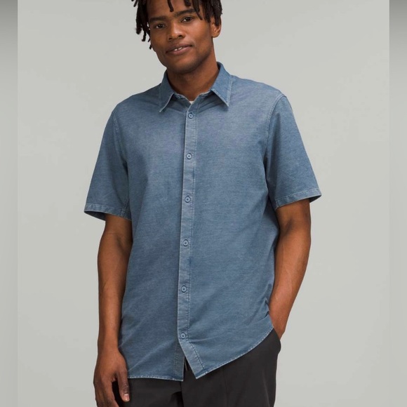 lululemon athletica Other - RIVER BLUE/DENIM lululemon Men’s Commission Button Down Polo